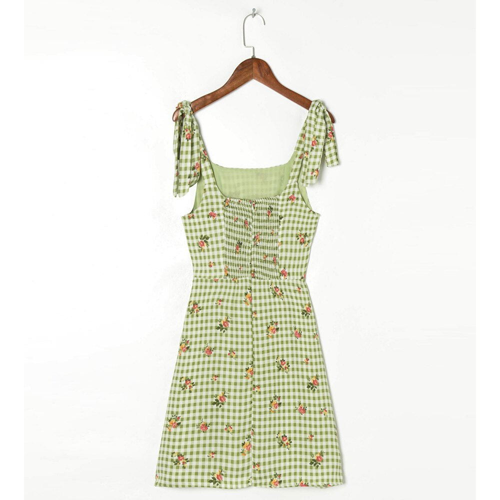 Floral Print Casual Sundress