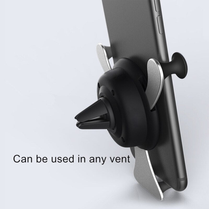 Car Phone Holder Air Vent Clip Gravity Support Mount for Iphone Huawei Samsung Universal Smartphone GPS Stand Bracket in Car