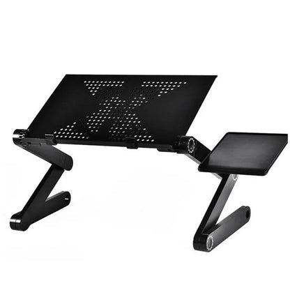 "Ultimate Ergonomic Office Laptop Stand - Adjustable, Foldable & Ventilated - Enhance Your Productivity and Comfort!"